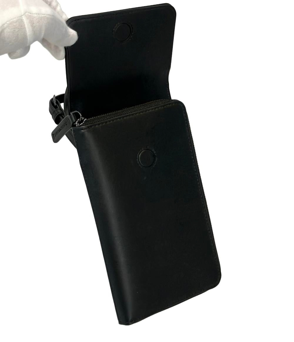 美品 EMPORIO ARMANI ショルダーバッグ トラベルポーチ ラウンドファスナー メンズ エンポリオアルマーニ