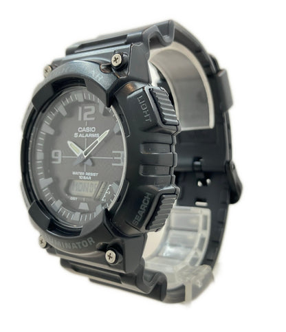CASIO 腕時計 ソーラー ブラック AQ-S810W メンズ カシオ