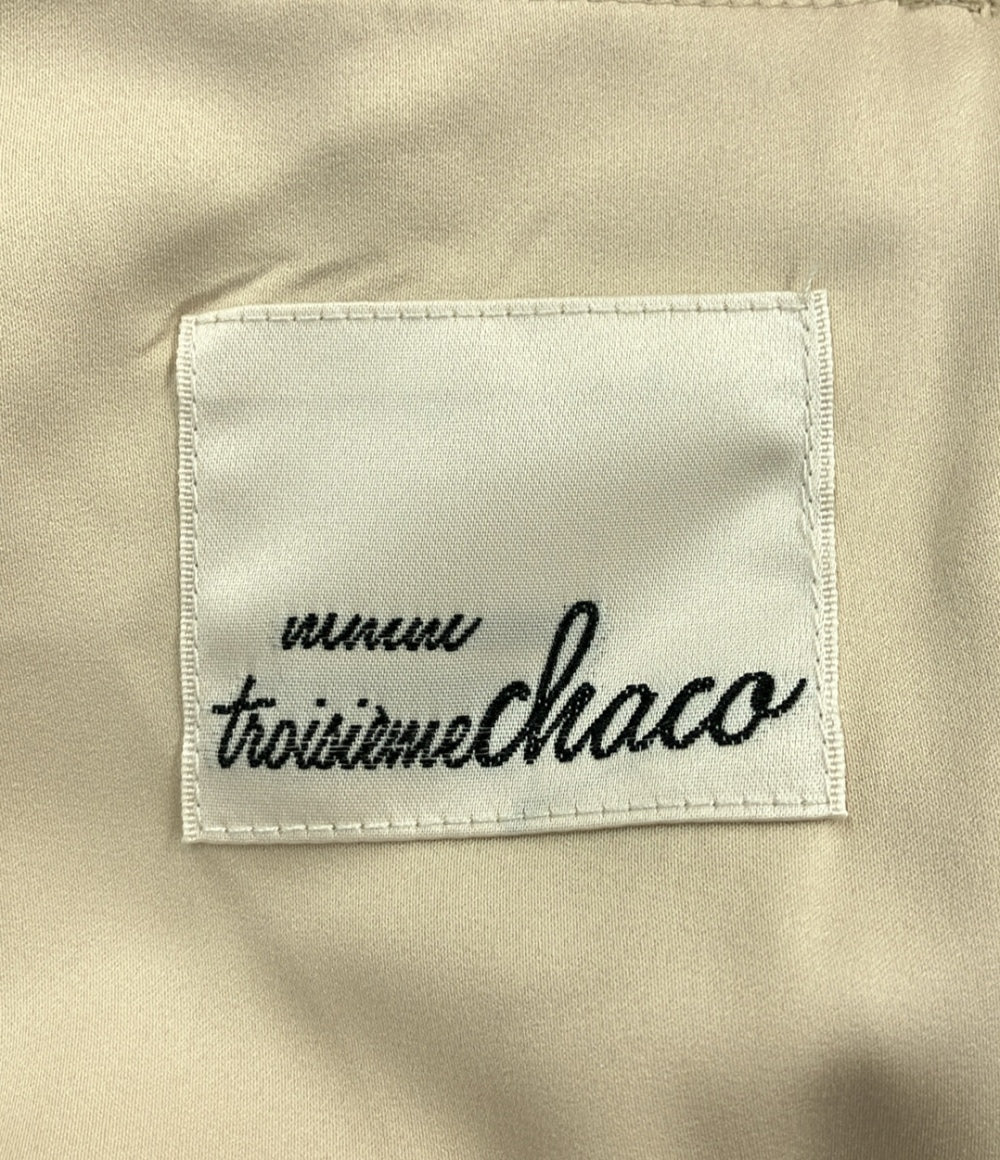 美品 トロワズィエムチャコ 長袖オーバーオール レディース SIZE 38 (M) troisieme Chaco