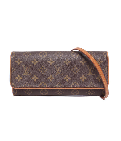 LOUIS VUITTON 2WAY クラッチバッグ ショルダーバッグ 肩掛け 斜め掛け ポシェット ツイン GM モノグラム M51852 レディース ルイ・ヴィトン