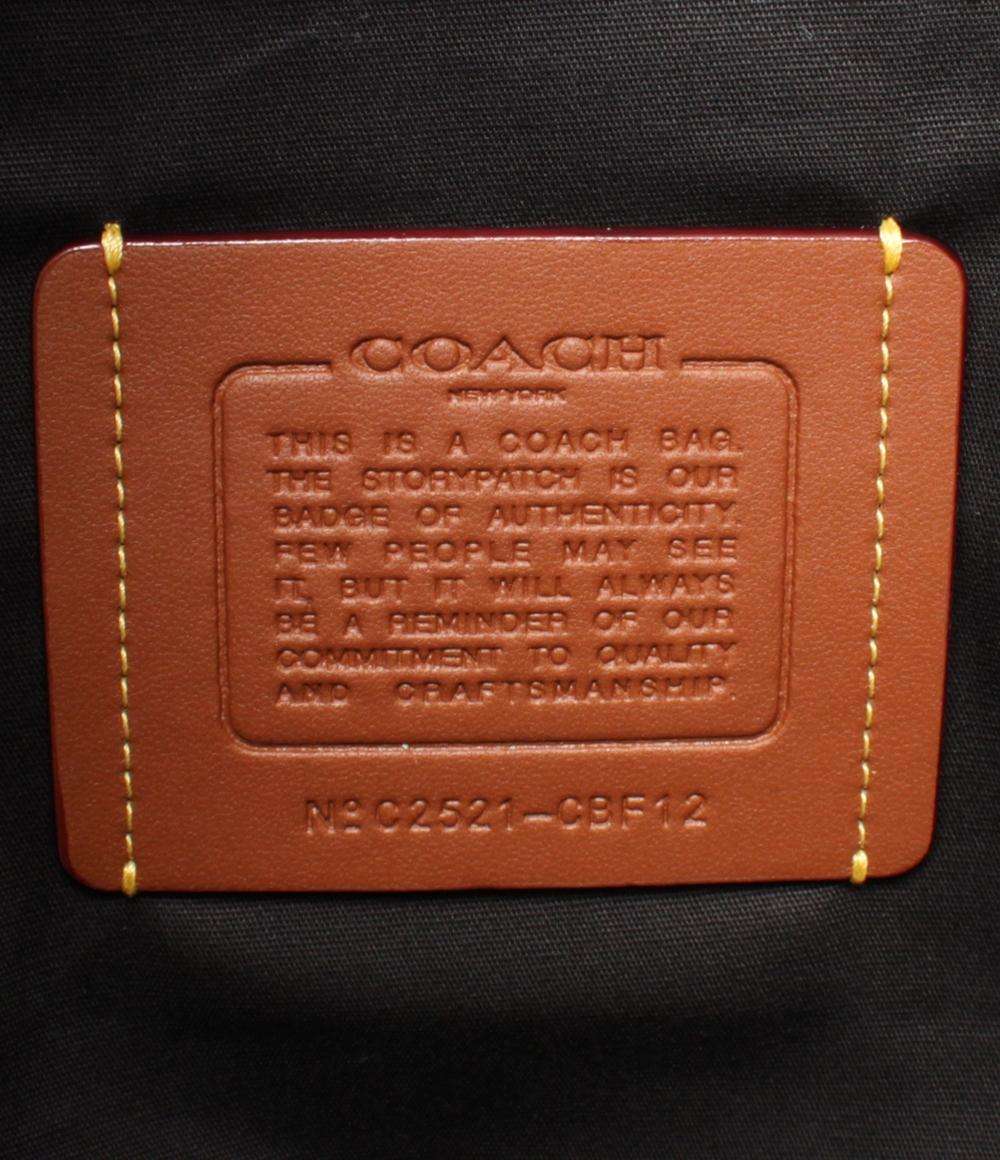 美品 コーチ 2wayトートバッグ ショルダーバッグ 斜め掛け シグネチャー CBF12 メンズ COACH