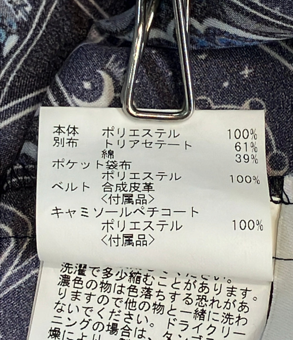 ANAYI 長袖 タロット柄 ワンピース レディース SIZE 36 アナイ