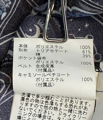 ANAYI 長袖 タロット柄 ワンピース レディース SIZE 36 アナイ