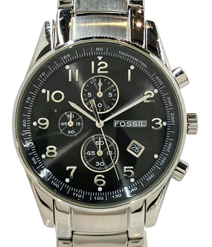 フォッシル 腕時計 クオーツ ブラック FS-4249 メンズ FOSSIL