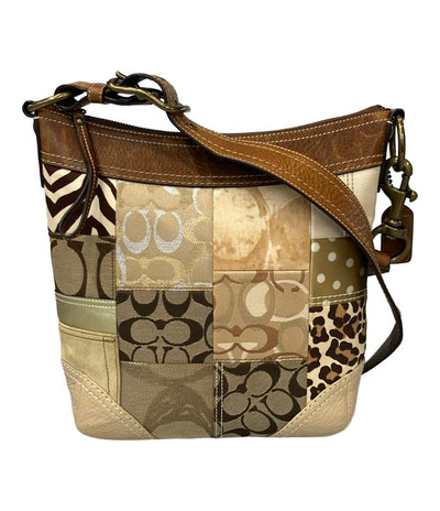 COACH ショルダーバッグ 斜め掛け シグネチャー パッチワーク 10812 レディース コーチ