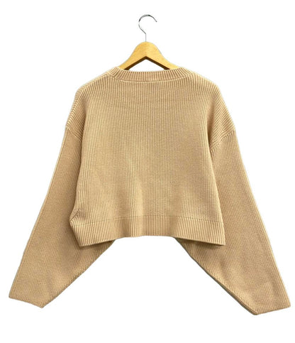 美品 PATOU 長袖ニット クロップドニット レディース SIZE XL パトゥ