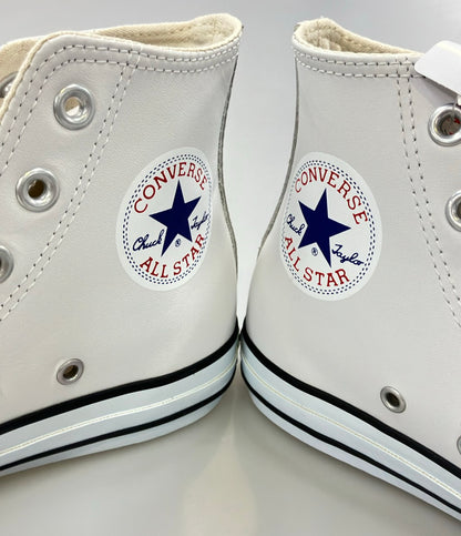 美品 CONVERSE ハイカットスニーカー レザーオールスター HI 1B907 レディース SIZE 24.5 (L) コンバース