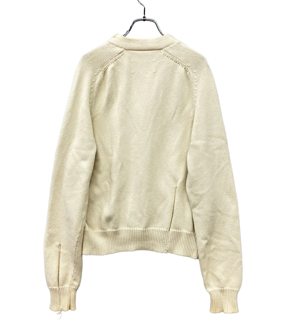 Maison Margiela デストロイニットカーディガン 2021SS WHT S51GP0219 S17663 レディース SIZE S メゾンマルジェラ