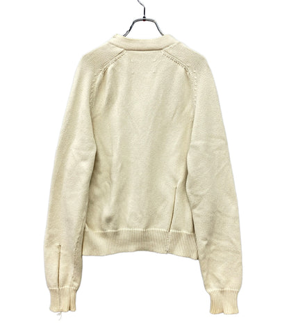 Maison Margiela デストロイニットカーディガン 2021SS WHT S51GP0219 S17663 レディース SIZE S メゾンマルジェラ