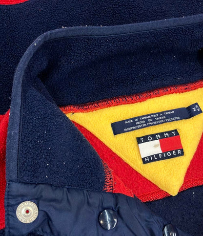 トミーヒルフィガー フロントボタンフリースプルオーバー メンズ SIZE M (M) TOMMY HILFIGER