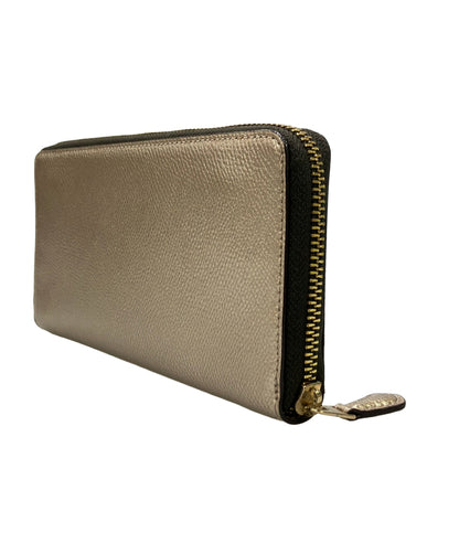 美品 COACH ラウンドファスナー長財布 F21068 レディース コーチ