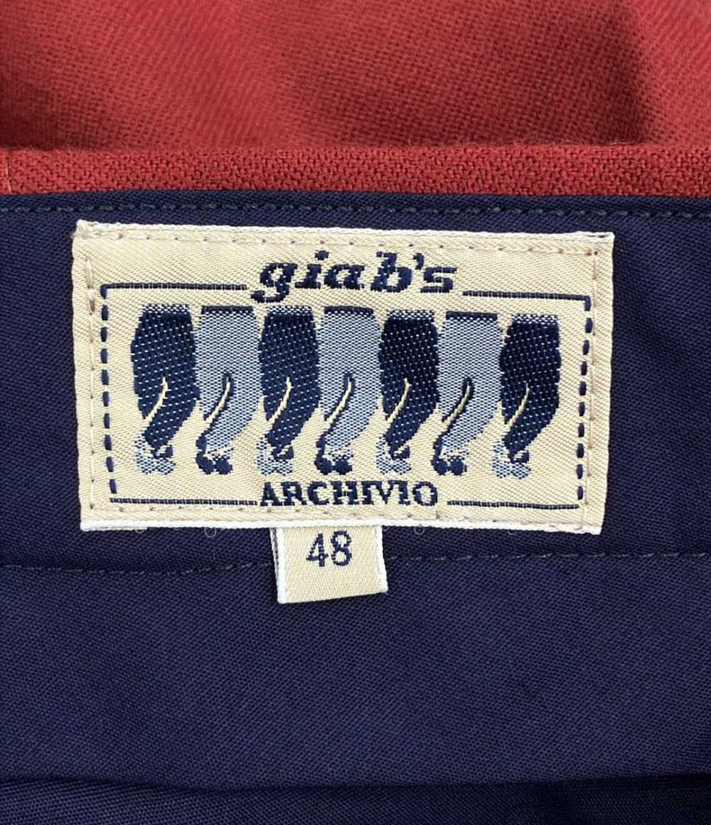 美品 giabsarchivio ロングパンツ メンズ SIZE M ジャブス アルキヴィオ