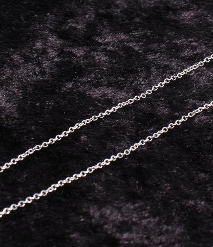 美品 ティファニー ネックレス オープンサークル Pt950 ダイヤモンド レディース TIFFANY&Co.