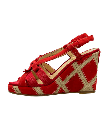 Salvatore Ferragamo ウェッジソールサンダル PG 316 レディース SIZE 6 サルヴァトーレフェラガモ
