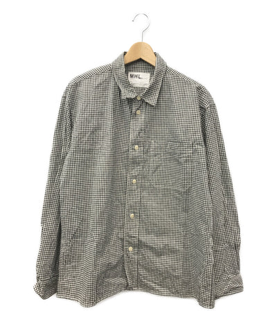 エムエイチエル  長袖シャツ ギンガムチェック      メンズ SIZE L (L) MHL.