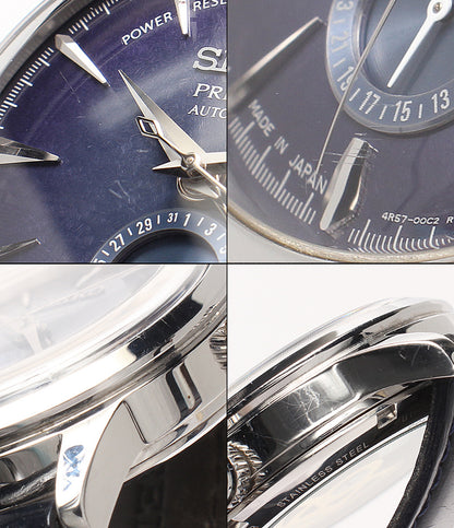 SEIKO 腕時計 SARY087 プレサージュ 自動巻き ネイビー 4R57-00F0 メンズ セイコー