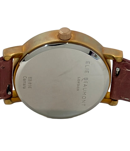 ELIE BEAUMONT 腕時計 クオーツ EB816 レディース エリービューモント