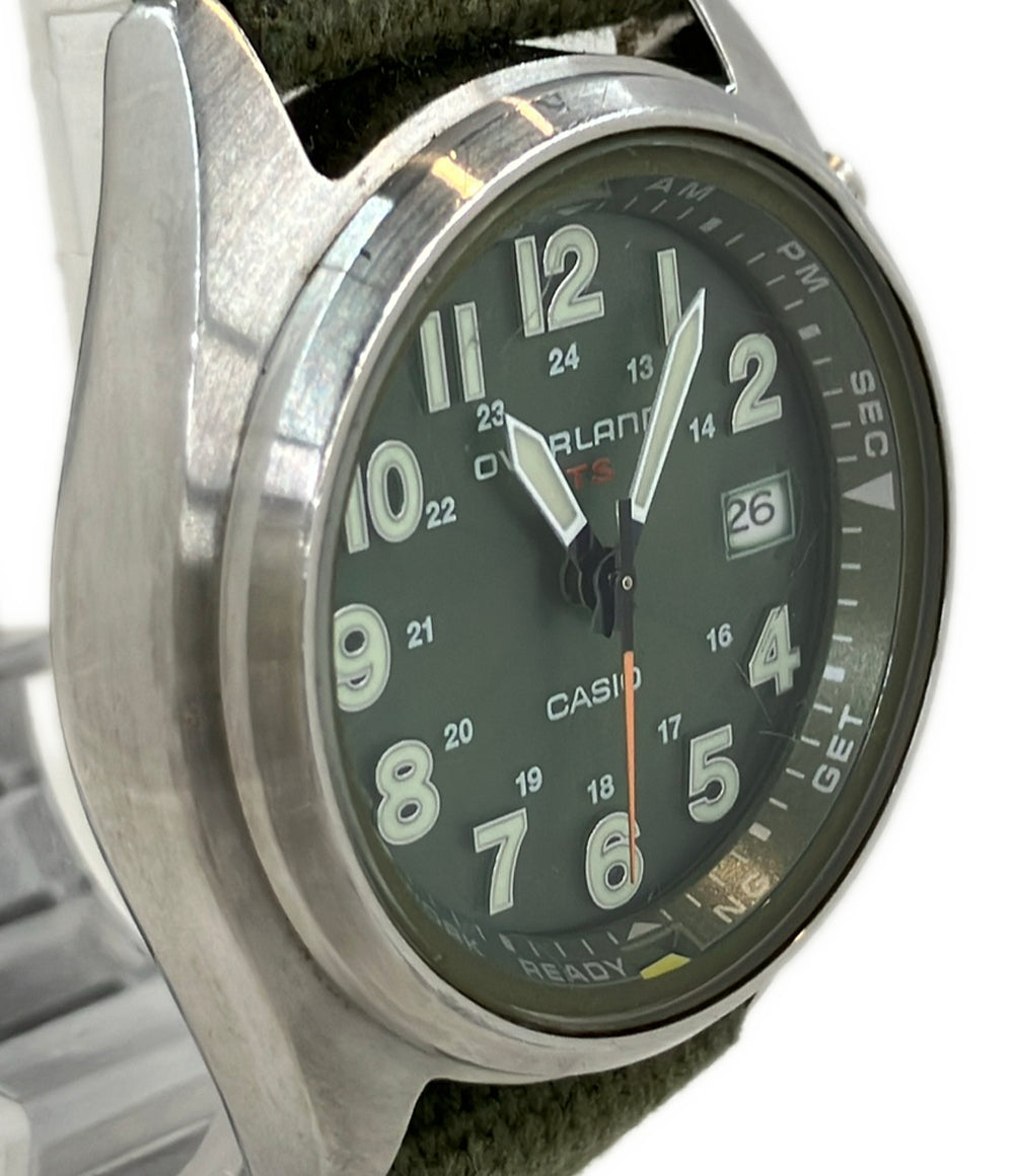 CASIO 腕時計 オーバーランド OVERLAND ソーラー グリーン OVW-100BJ レディース メンズ カシオ