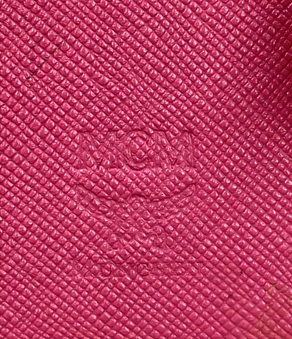 エムシーエム 二つ折り財布 マネークリップ付き メンズ MCM