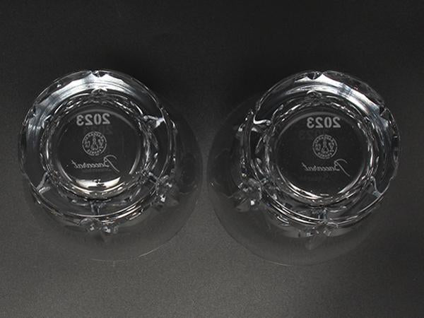 美品 Baccarat イヤータンブラー グラス 2点セット ペア 2023 エクラ バカラ