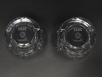 美品 Baccarat イヤータンブラー グラス 2点セット ペア 2023 エクラ バカラ