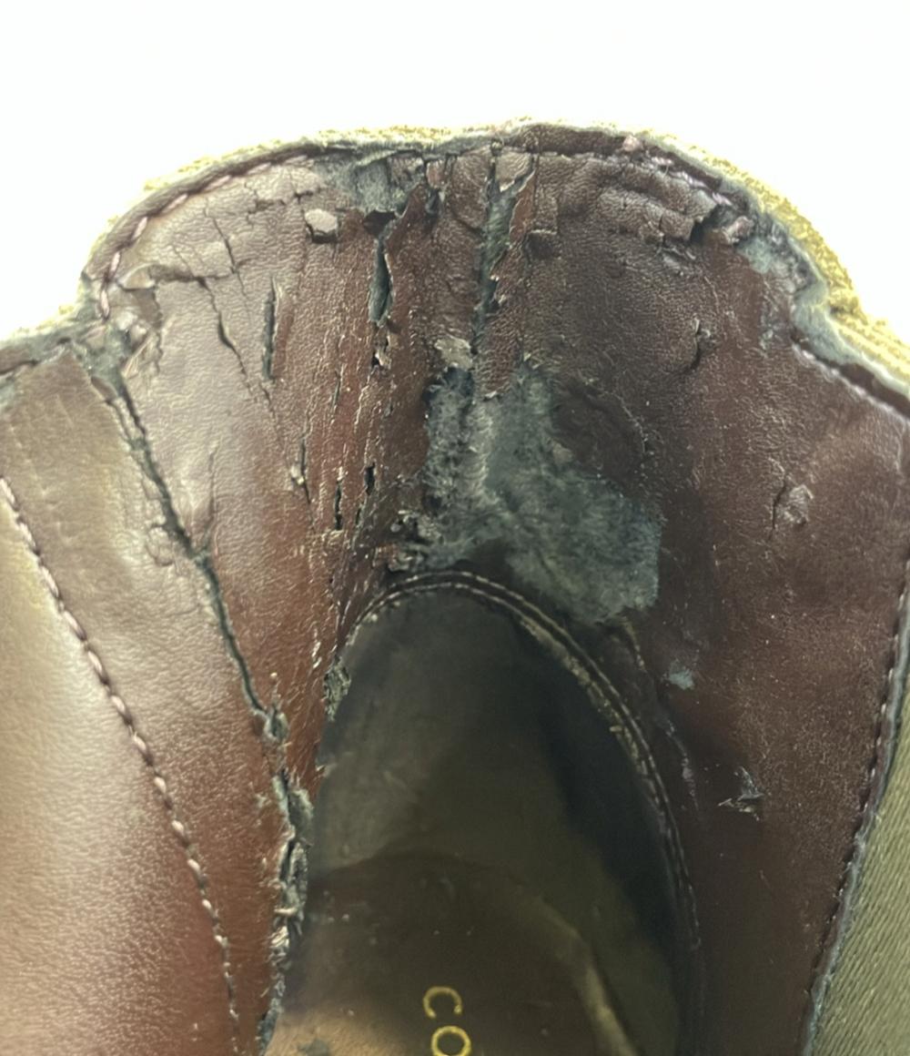 訳あり COLE HAAN ショートブーツ サイドジップ レディース SIZE 8 1/2 C (25.5cm) コールハーン