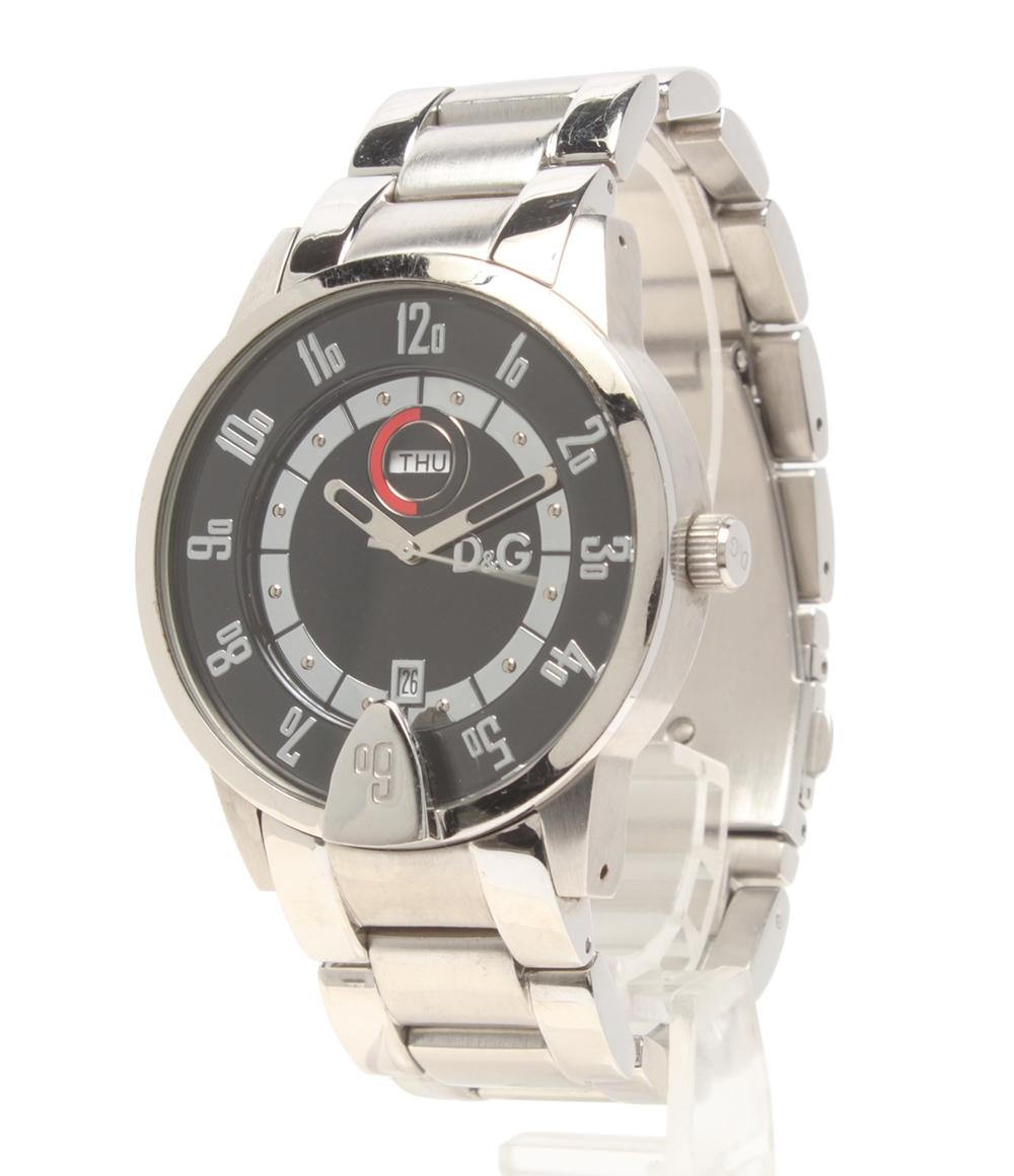 ディーアンドジー 腕時計 クオーツ ブラック DW0624 メンズ D&G