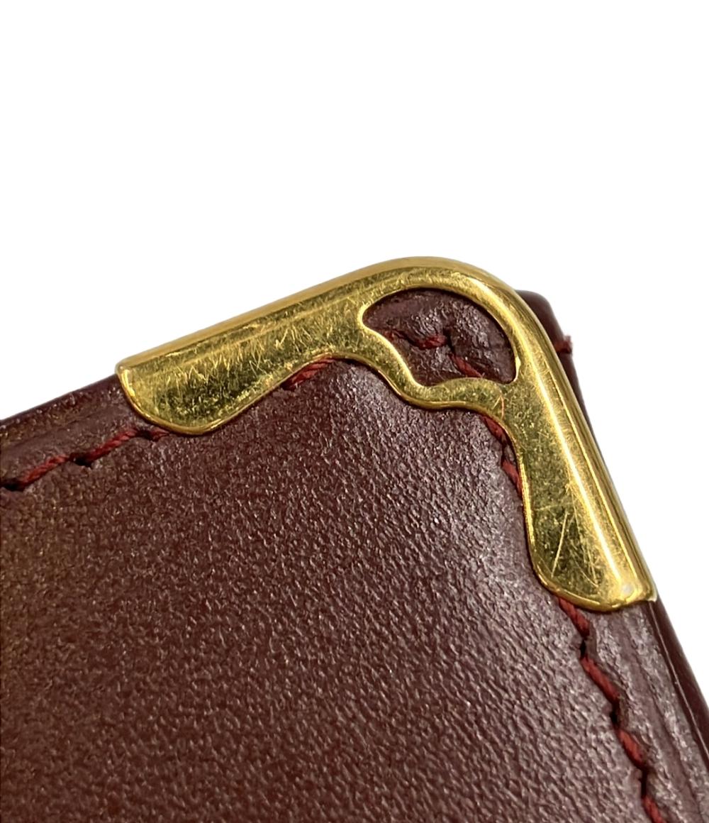 Cartier カードケース パスケース マスト ドゥ カルティエ レディース カルティエ
