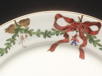 美品 ロイヤルコペンハーゲン プレート 大皿 27cm スターフルーテッド クリスマス Royal Copenhagen