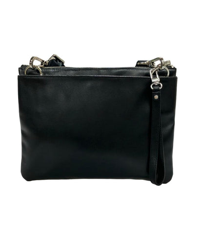 美品 TAKEO KIKUCHI ショルダーバッグ 斜め掛け レザー メンズ タケオキクチ