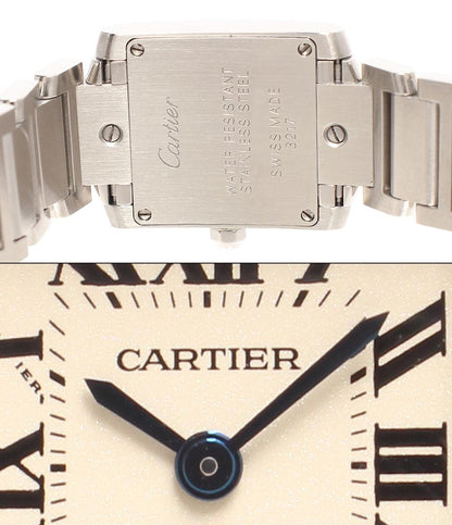 カルティエ 腕時計 タンクフランセーズウォッチ SM クオーツ W51008Q3 レディース Cartier