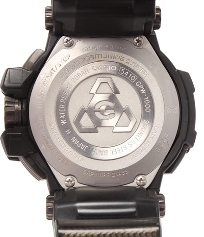 CASIO 腕時計 GPSハイブリッド電波 スカイコックピット Master of G GRAVITYMASTER ソーラー GPW-1000-1BJF メンズ カシオ
