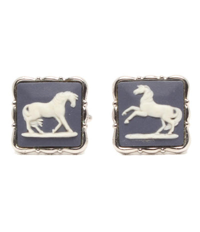 WEDGWOOD カフス アシンメトリー 馬 ウマ ホース メンズ ウェッジウッド