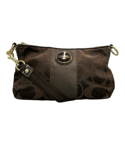 コーチ ショルダーバッグ 斜め掛け キャンバス ラージシグネチャー F18035 レディース COACH