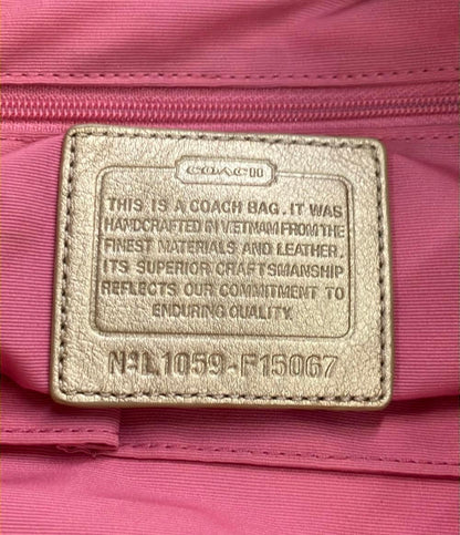 コーチ ショルダーバッグ 斜め掛け キャンバス シグネチャー F15067 レディース COACH
