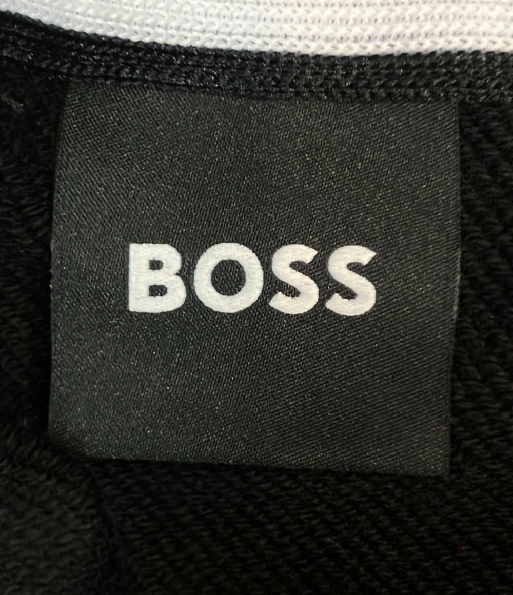 美品 HUGO BOSS パーカー コットンフレンチテリー製リラックスフィットフーディ メンズ SIZE M ヒューゴボス