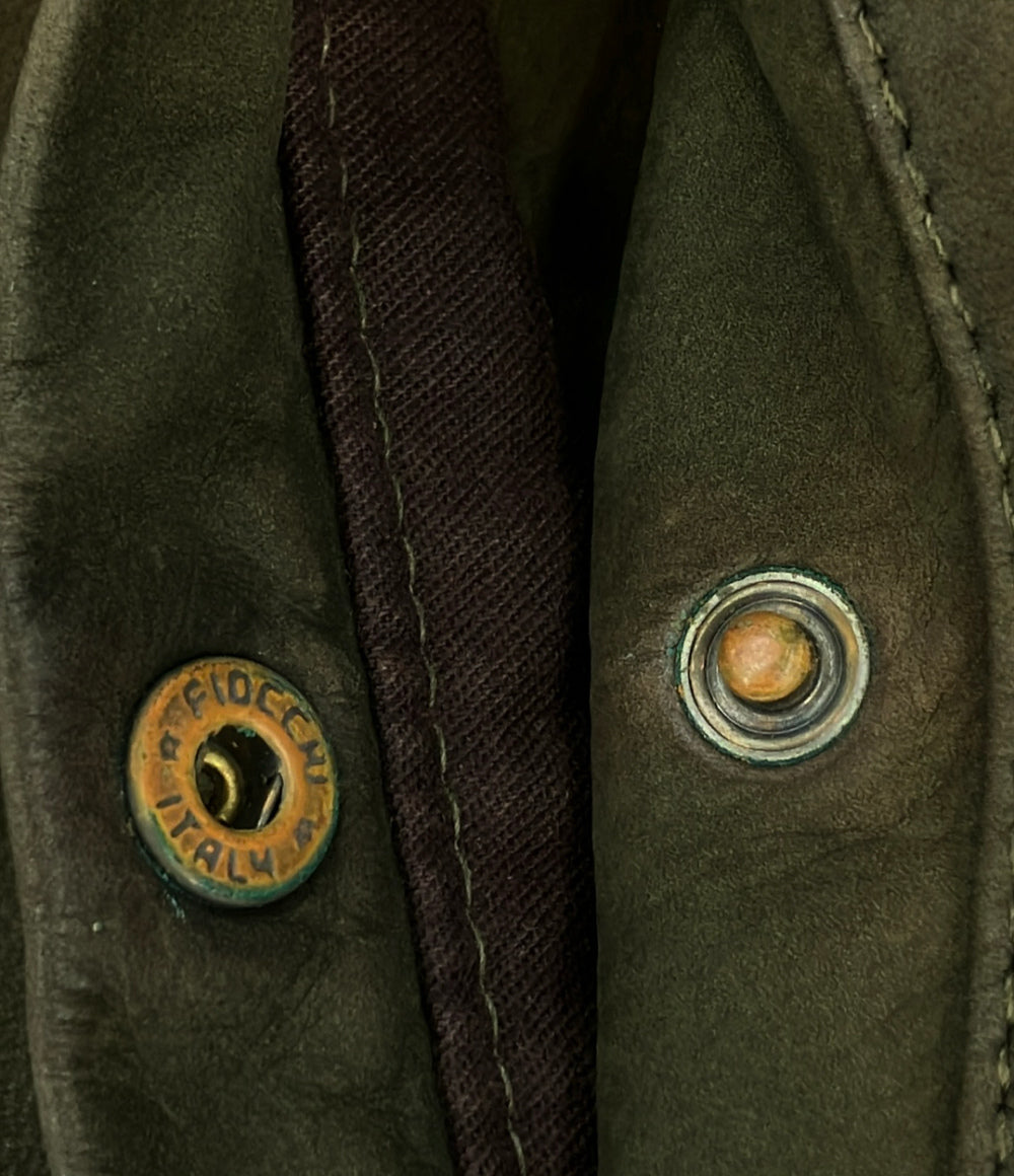 訳あり Timberland レザージャケット メンズ SIZE M ティンバーランド