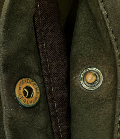 訳あり Timberland レザージャケット メンズ SIZE M ティンバーランド