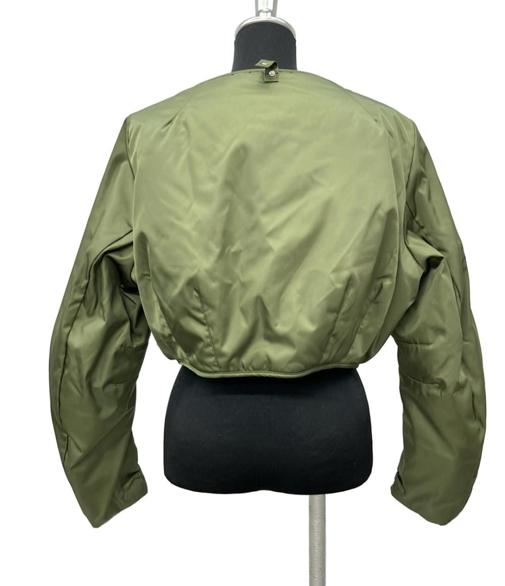 PRADA テーラードジャケット ベージュ 40 リボン 可愛い hugall_rc-it9y4wot3x4q-ewu9