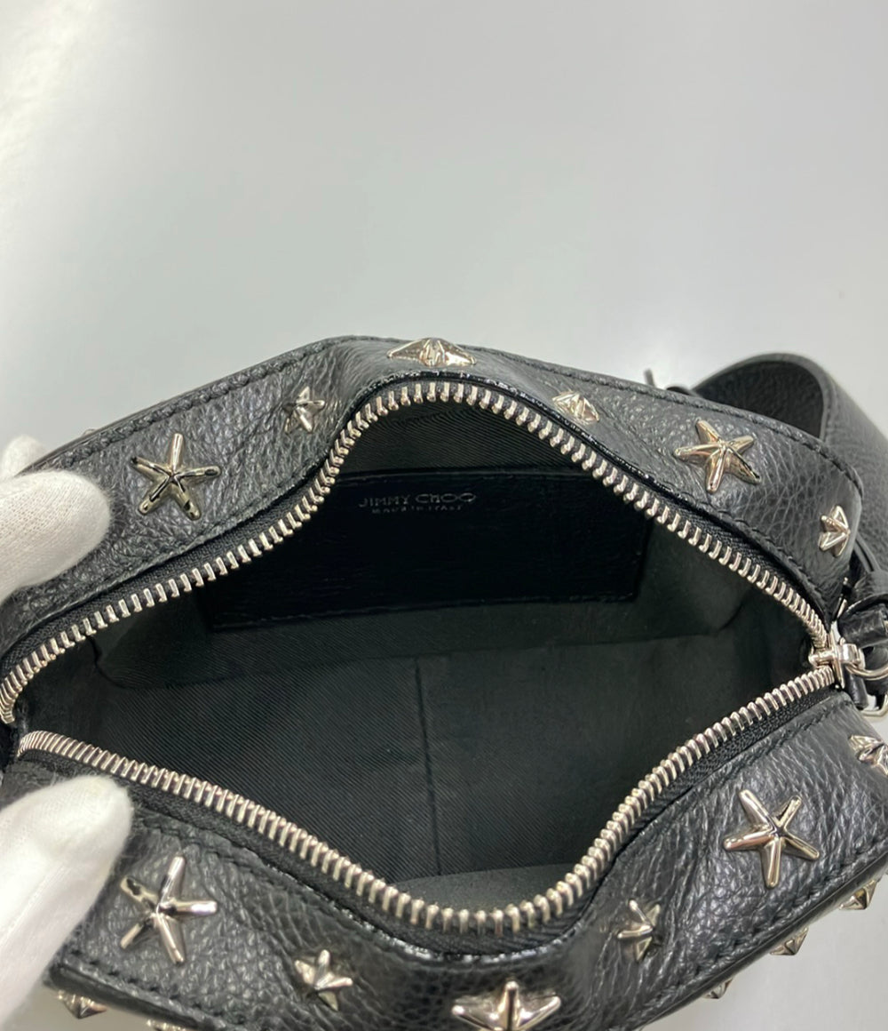 美品 Jimmy Choo ショルダーバッグ カメラバッグ ペガシ 斜め掛け レディース ジミーチュウ