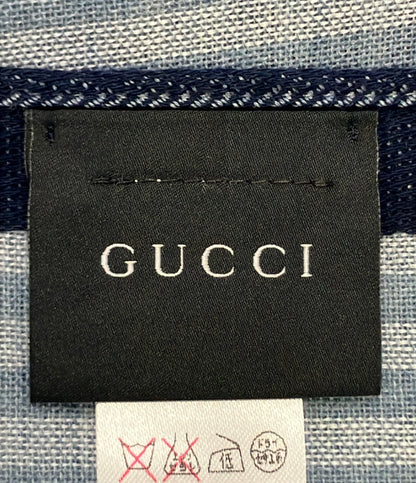 美品 GUCCI ストール ストライプ柄 336379 レディース グッチ