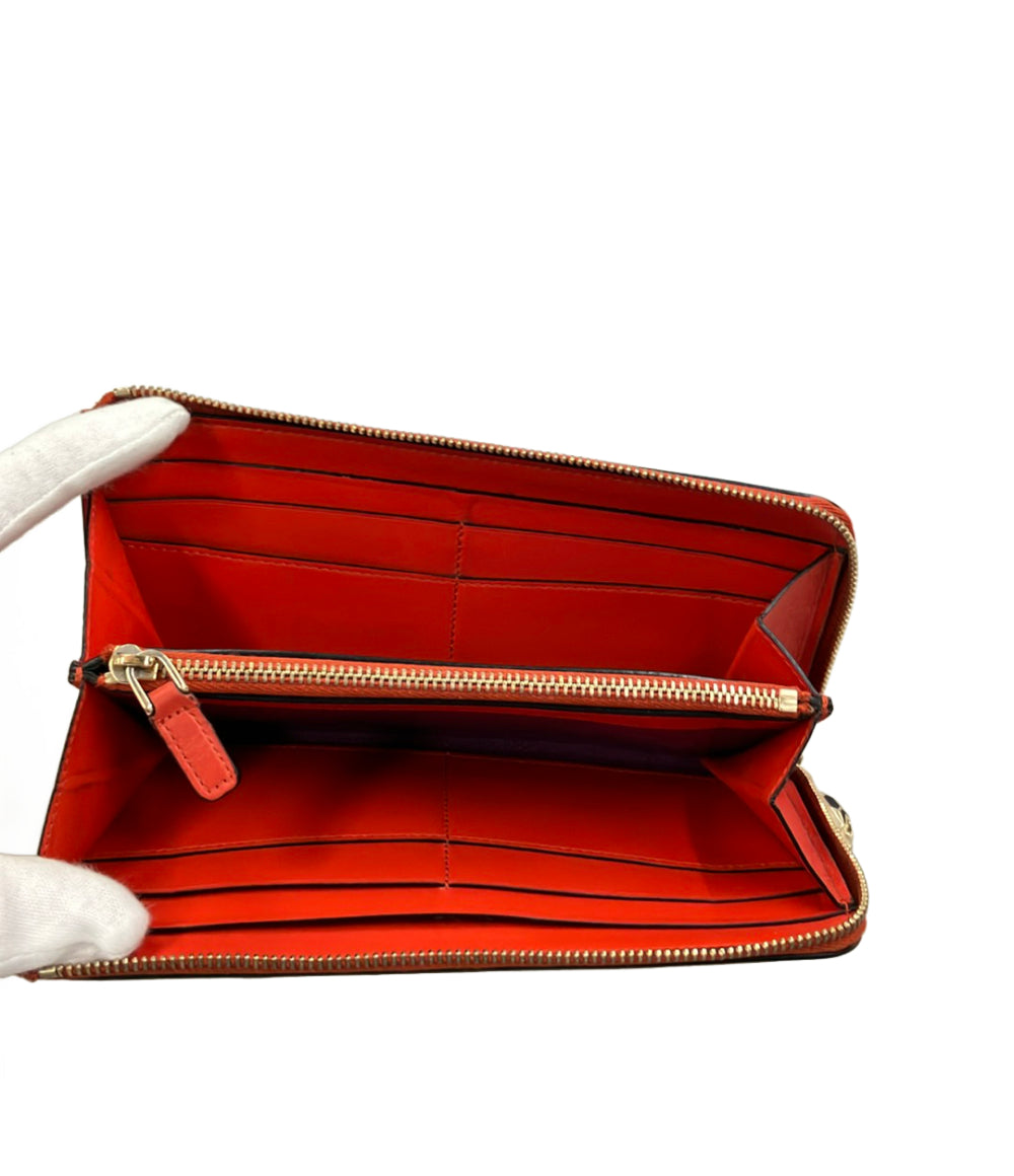 BVLGARI L字ファスナー長財布 レザー レディース ブルガリ
