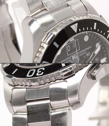 TAG HEUER 腕時計 アクアレーサー クオーツ ブラック CAN1010 メンズ タグホイヤー