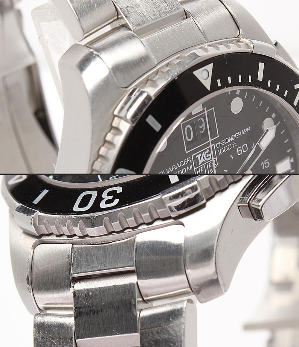 TAG HEUER 腕時計 アクアレーサー クオーツ ブラック CAN1010 メンズ