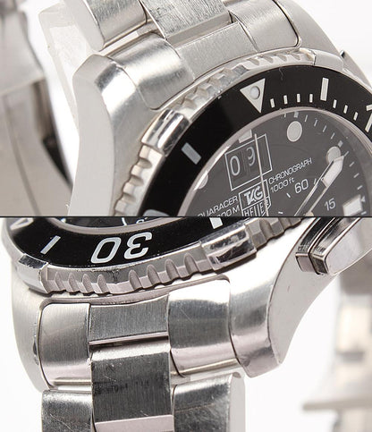 TAG HEUER 腕時計 アクアレーサー クオーツ ブラック CAN1010 メンズ タグホイヤー