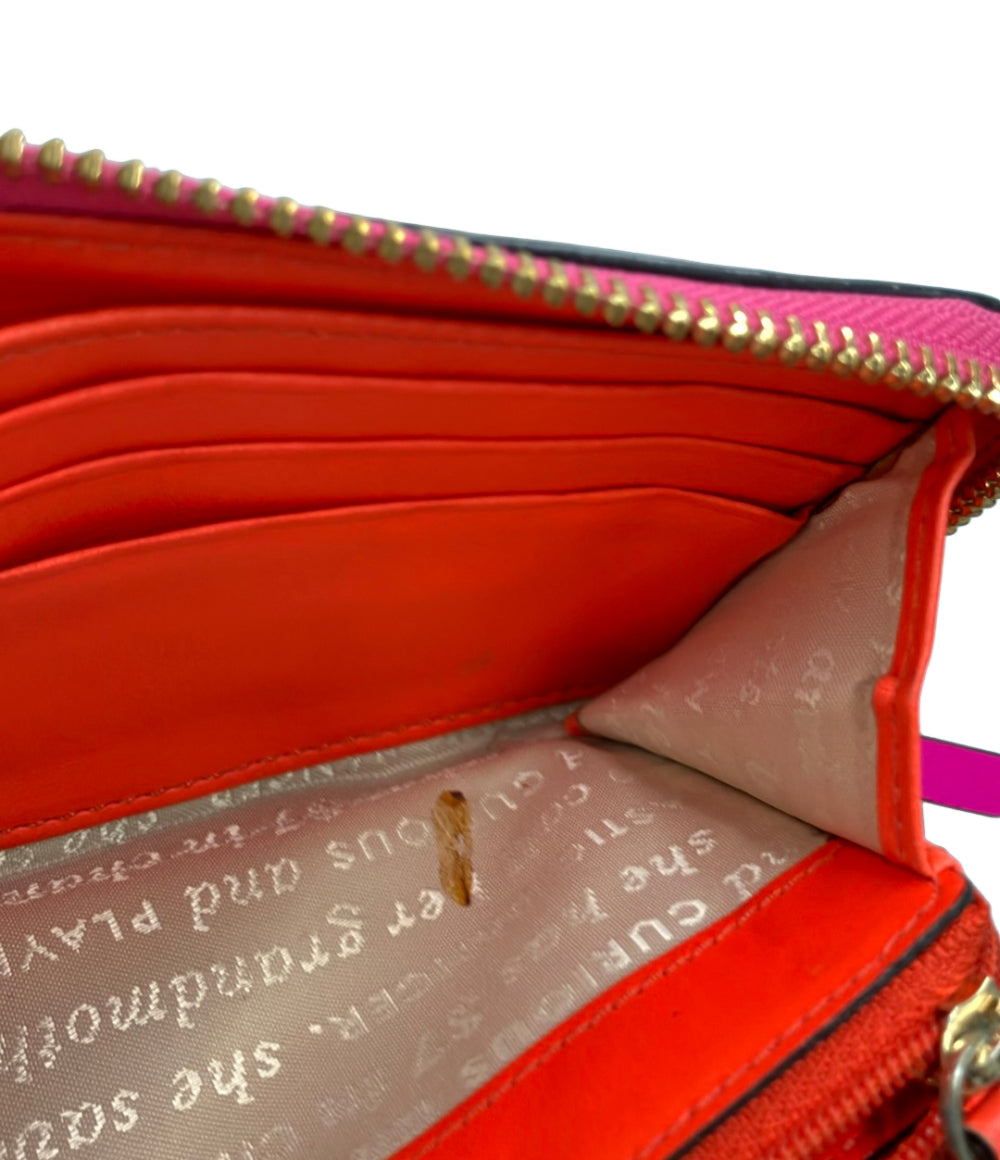 Kate Spade ラウンドファスナー長財布 レザー PWRU3025 レディース ケイトスペード
