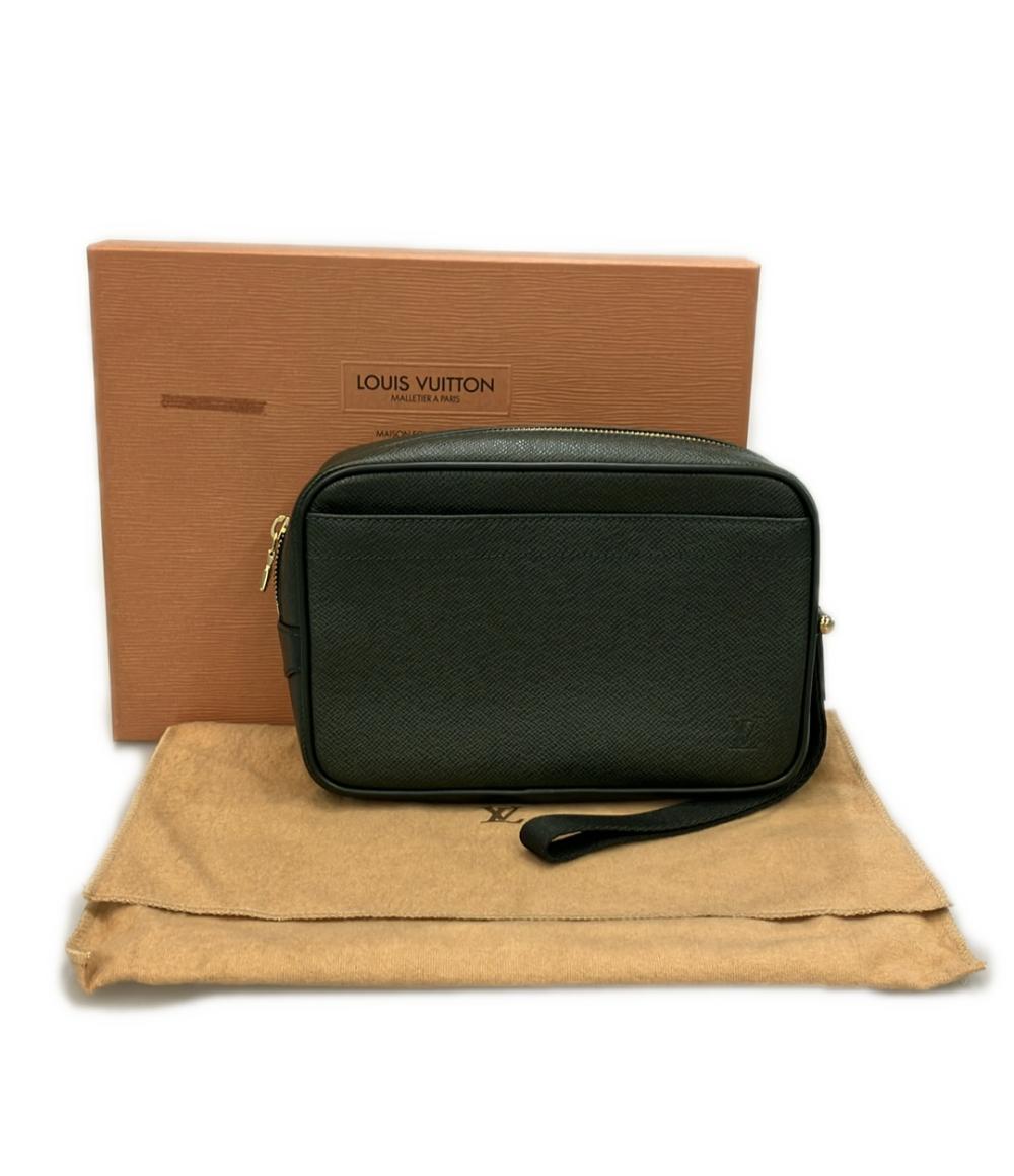 美品 LOUIS VUITTON クラッチバッグ セカンドバッグ タイガ カルガ M30814 メンズ ルイ・ヴィトン