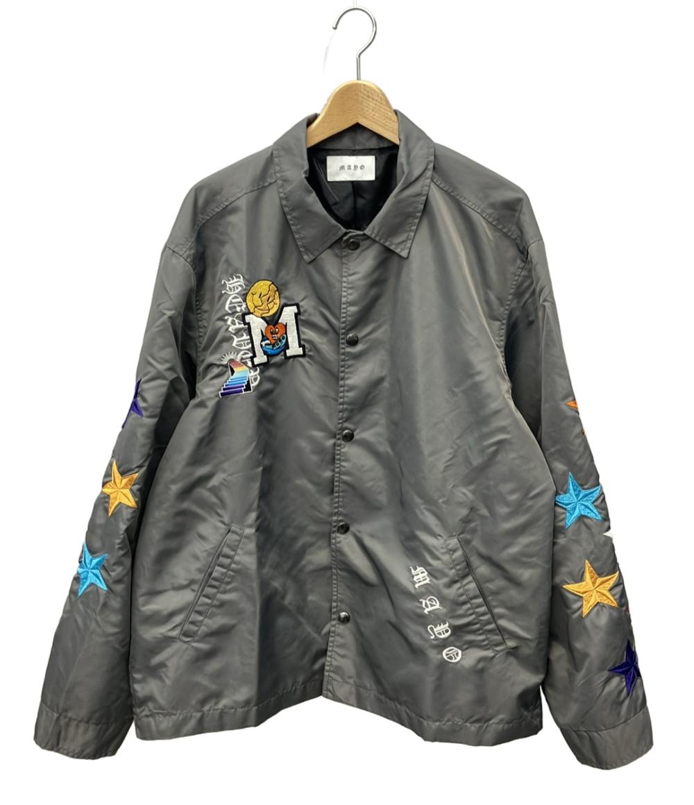 美品 メイヨー コーチジャケット 刺繍 メンズ SIZE XL MAYO