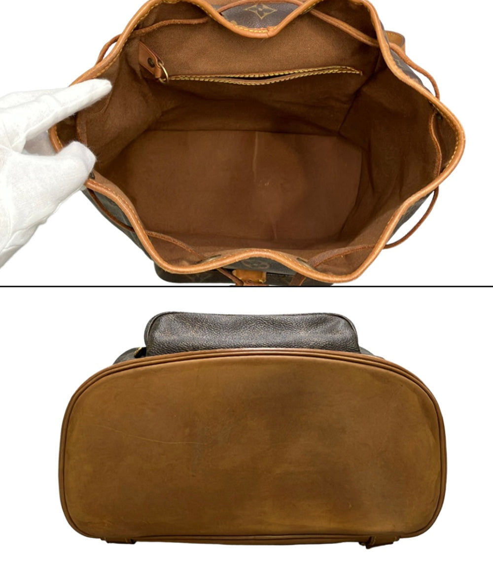 LOUIS VUITTON リュック デイパック モンスリ MM モノグラム M51136