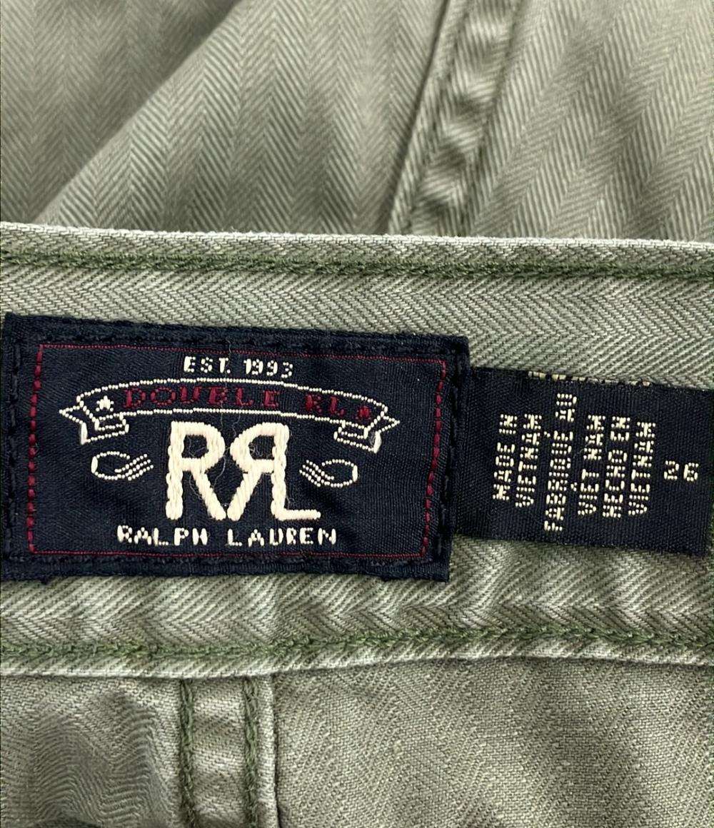 美品 RRL ヘリンボーンツイル カーゴパンツ レディース メンズ SIZE 26 (M) ダブルアールエル